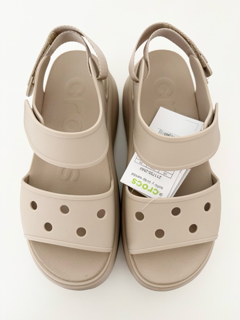 Crocs Soho Y-Strap Sandals Women’s Size 6 Dulce New - Picture 4 of 12